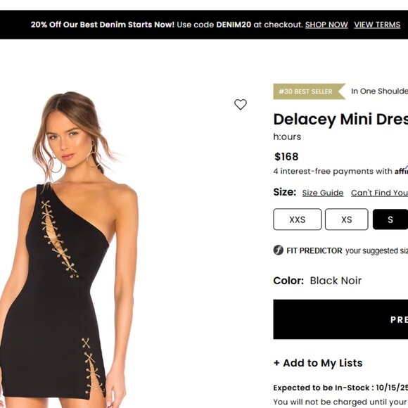 h:ours Delacey Mini Dress - Picture 1 of 1